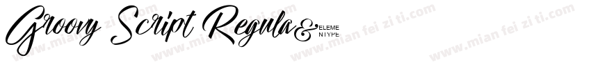 Groovy Script Regula字体转换